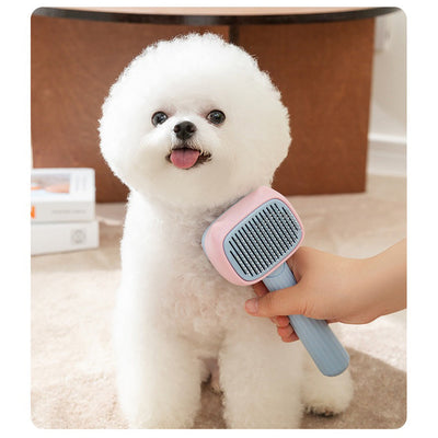 Hondenborstel voor het ontwarren van grote honden, ontklitkam, ontwarringstool voor katten, hondenborstel voor het verminderen van verharing, ideaal voor rassen met kort tot lang haar Ritchy's Shop