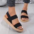 Modieuze platte sleehak strandsandalen voor dames Ritchy's Shop