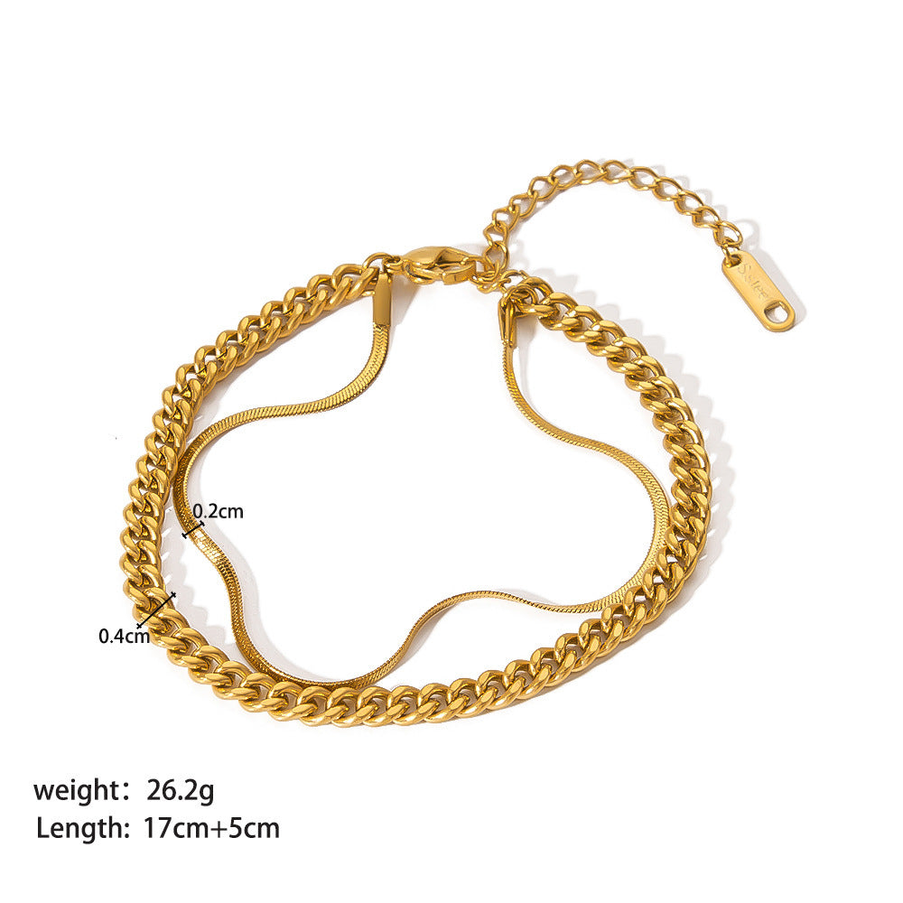 Stainless Steel Ornament Bracelet Female Nexora Store