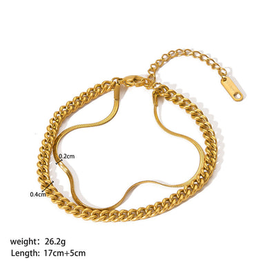 Stainless Steel Ornament Bracelet Female Nexora Store