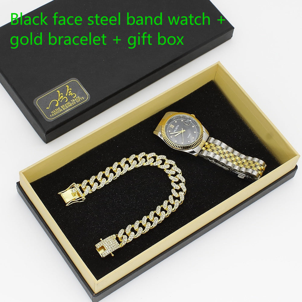 Wristwatch Glasses New Men's Watch Business Foreign Trade Sunglasses Watch Gift Box Suit Nexora Store