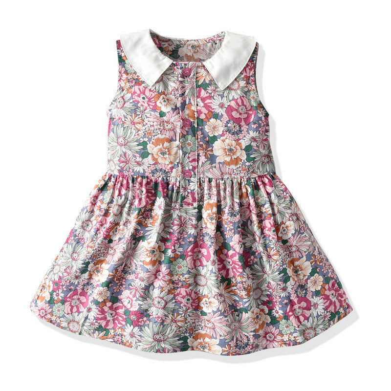 Schattige bloemen prinses shirt shorts tweedelig setje Nexora Store