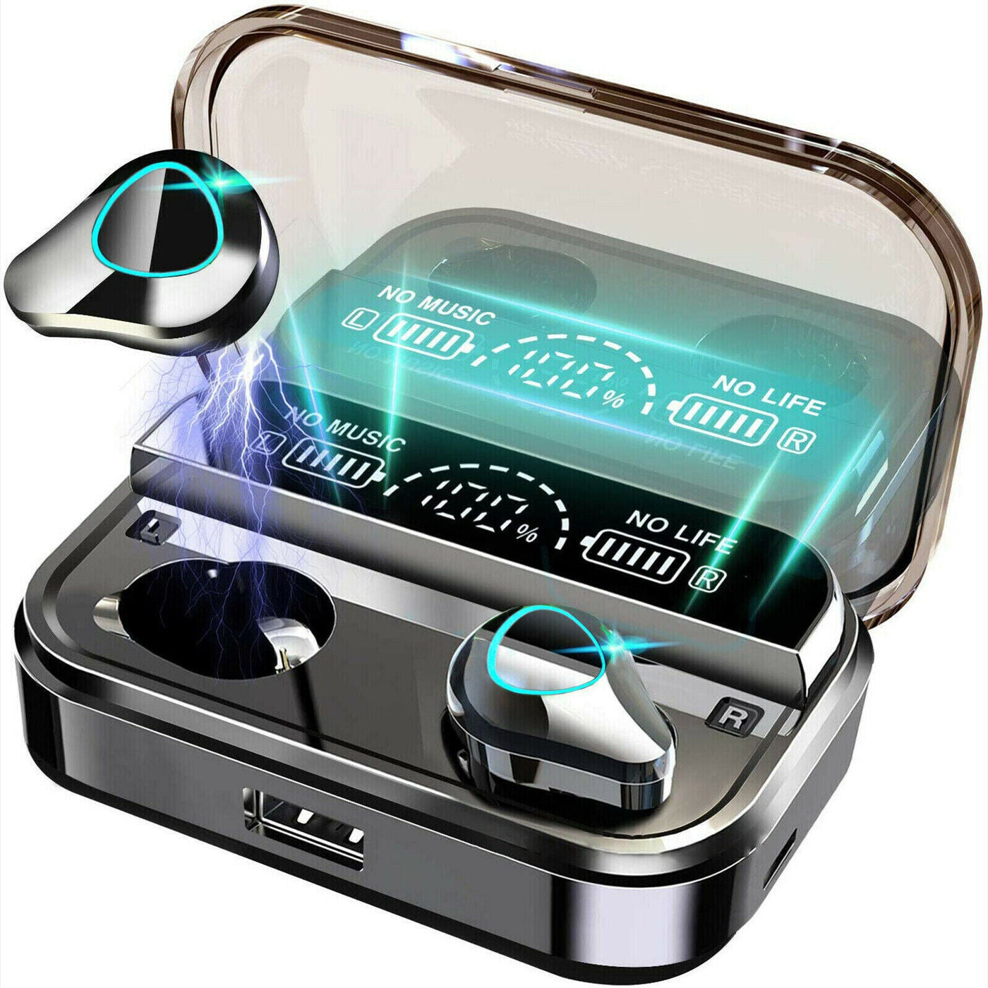 TWS Draadloze 5.1 Waterdichte Bluetooth Sport Oordopjes Ritchy's Shop