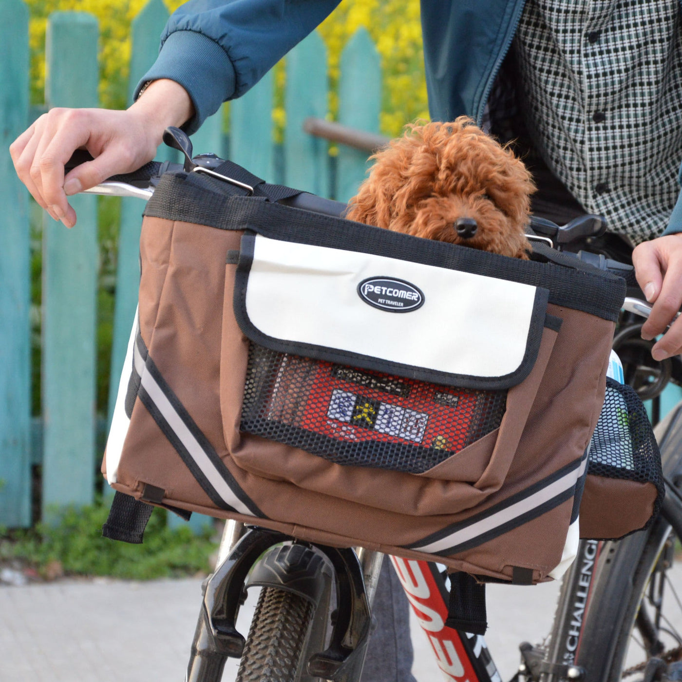 Fietsmand voor huisdieren, kat, hond, fietstas, afneembare fietsmand, stuurmand, voormand, kleine fiets voor katten en honden Ritchy's Shop