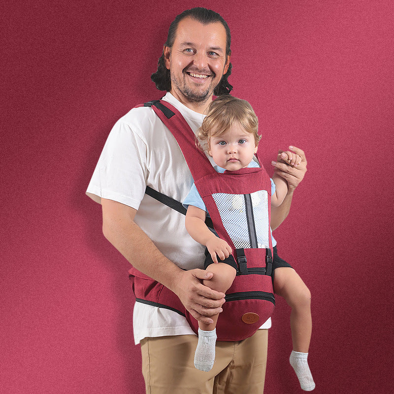Baby heupstoel drager Baby heupstoel voor kind, peuter met verstelbare riem, gesp, zachte binnenkant, grote opbergruimte, ergonomische baby drager, baby, kind, baby heupstoel sling Ritchy's Shop