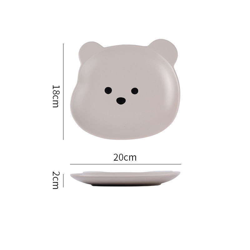 Home Cartoon schattig beervormig dinerbord Nexora Store