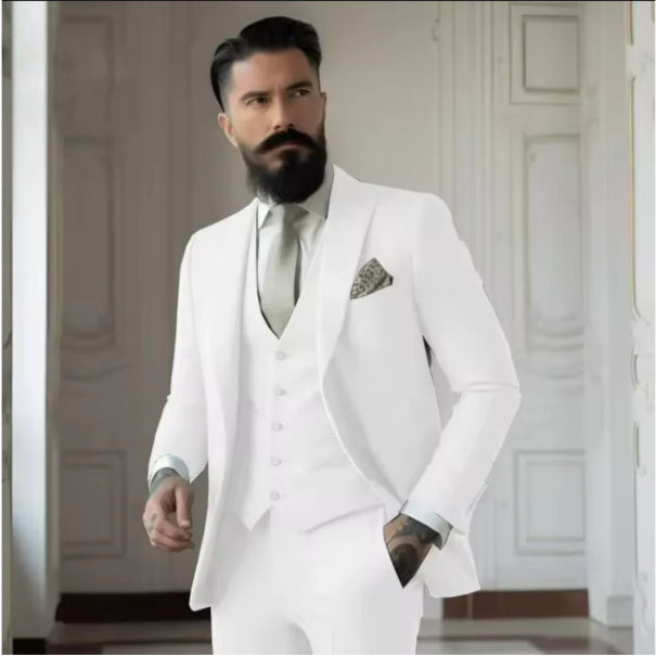 Heren Slim Fit Effen Kleur Business Pakset Nexora Store