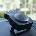 Draagbare voorruitontdooier compacte auto verwarmings- en koelventilator zwart-rood