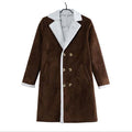 Mode heren winter warme jas effen kleur lange mouwen trenchcoats Nexora Store