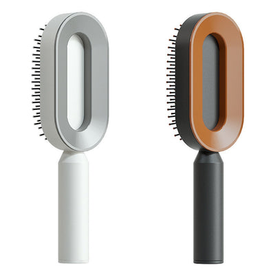 Zelfreinigende haarborstel voor vrouwen, één-toets reiniging, haaruitval, airbagmassage, hoofdhuidkam, antistatische haarborstel Nexora Store