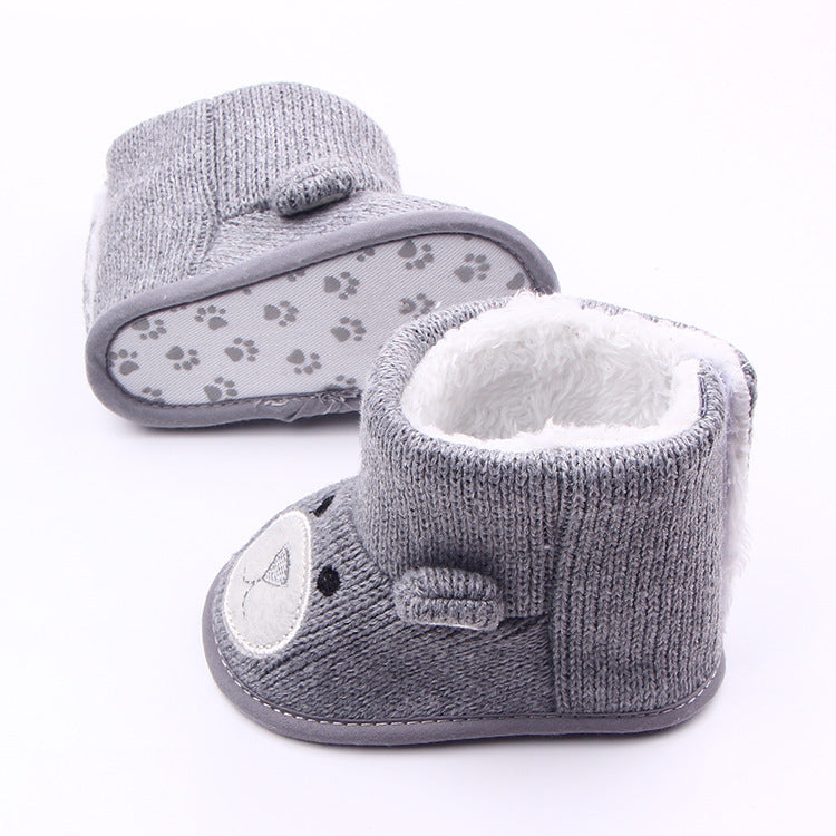 Groothandel herfst winter nieuwe beren breien plus babyschoenen, peuterschoenen, babyschoenen, laarzen 1734 Nexora Store