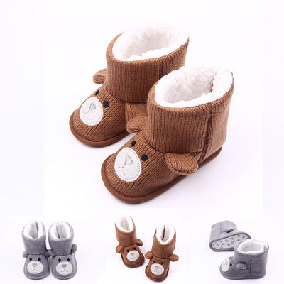 Groothandel herfst winter nieuwe beren breien plus babyschoenen, peuterschoenen, babyschoenen, laarzen 1734 Nexora Store