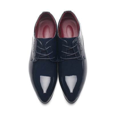 Heren leren schoenen Heren zakelijke casual kledingschoenen Zakelijke casual leren schoenen Instappers Zwarte rijschoen voor heren Ritchy's Shop