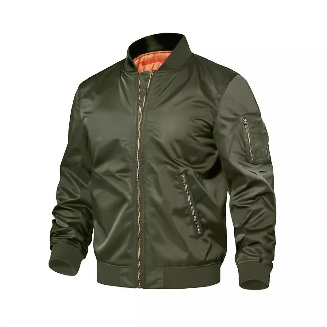 Herenjas Nieuwe lente herfst Heren honkbaljacks Piloten Heren bovenkleding Jas Rits Herenuniform Ritchy's Shop