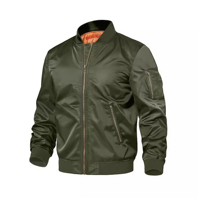 Herenjas Nieuwe lente herfst Heren honkbaljacks Piloten Heren bovenkleding Jas Rits Herenuniform Ritchy's Shop