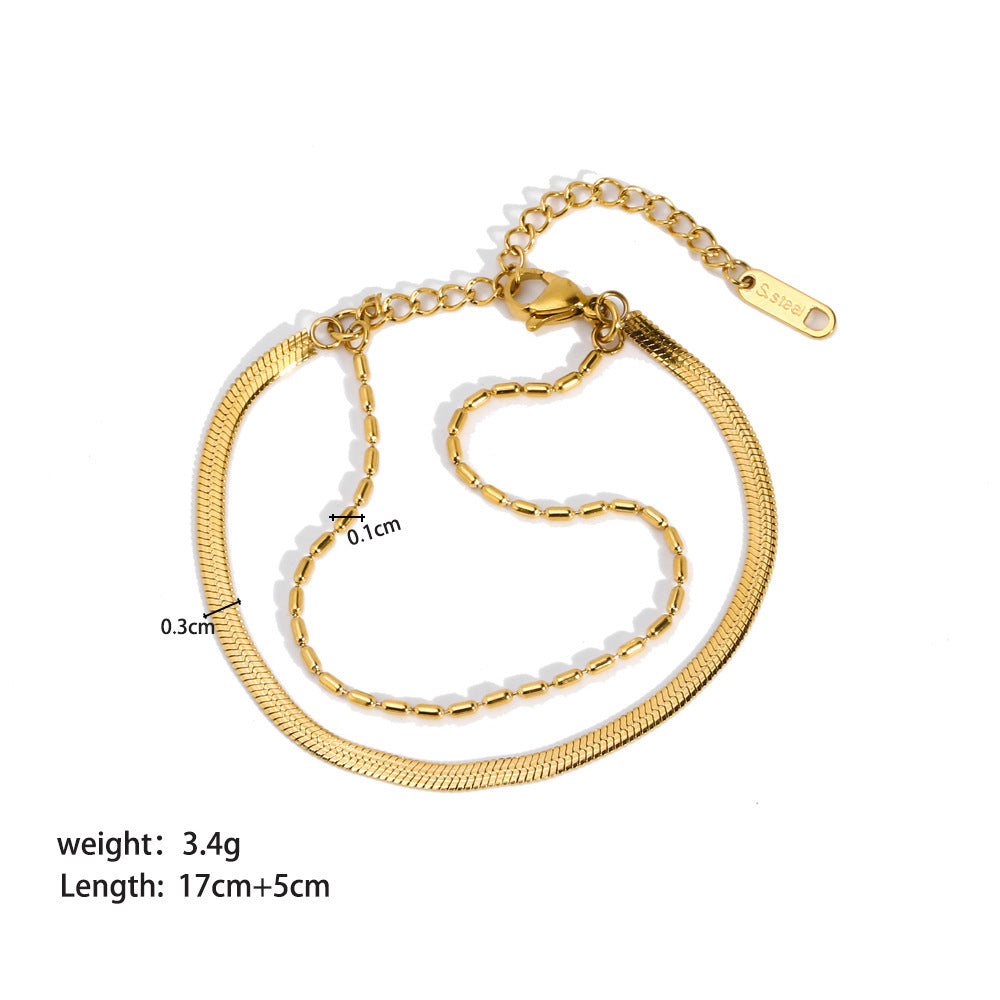 Stainless Steel Ornament Bracelet Female Nexora Store