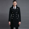 Double-row Retro Woolen Coat Man Nexora Store