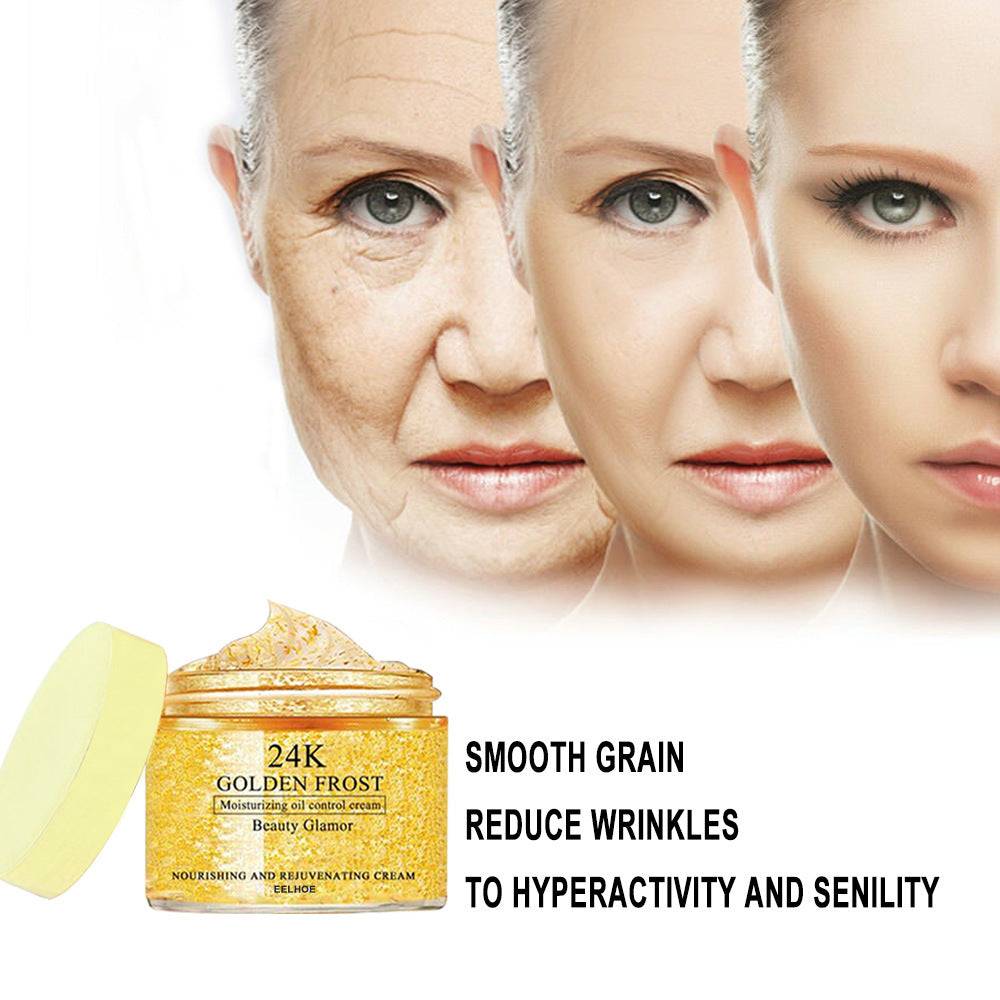 24k Gold Face Cream moisturizing and anti-wrinkle cream with visible skin rejuvenation effects