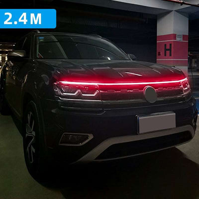 LED Daytime Running Light Scan Starting Car Hood Decorative Lights DRL Auto Engine Hood Guide Decorative Ambient Lamp 12V Nexora Store