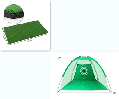 Golf oefennet tent Golf slagkooi tuin grasland oefentent golf trainingsuitrusting gaas buiten Ritchy's Shop