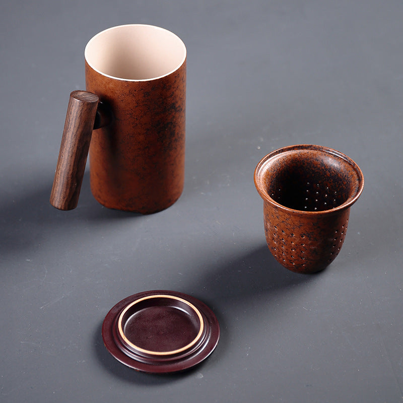 Commerciële Japanse mokken met houten handvatten Ritchy's Shop