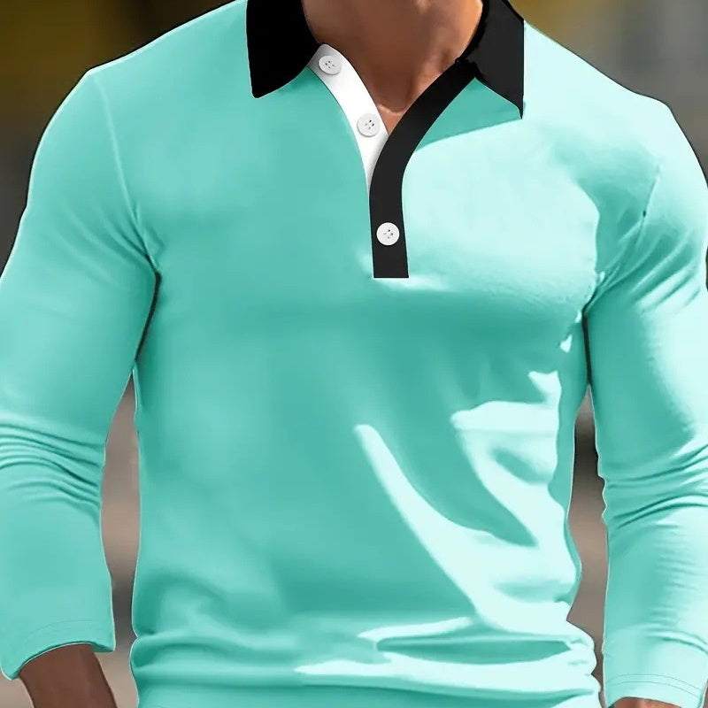 Design Button Lange Mouw Retro Losse Top Nexora Store