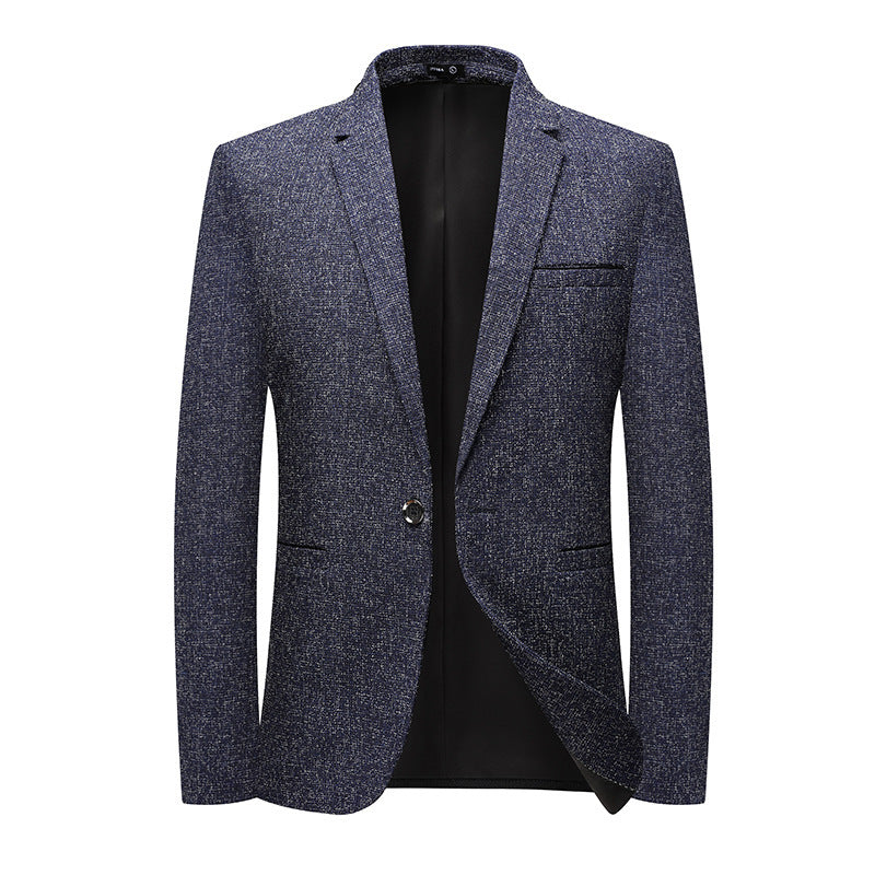 Koreaanse stijl Slim-fit enkelrijige eenknoopsjas voor kleine bedrijven Ritchy's Shop