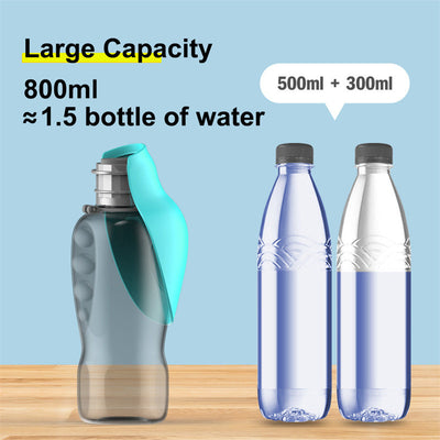 800 ml waterfles voor honden, draagbaar, lekvrij, opvouwbaar, hoge capaciteit, Golden Retriever, buitenwandelbenodigdheden, huisdierproducten Ritchy's Shop
