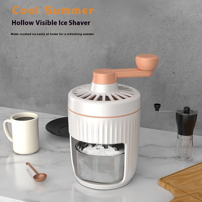 Handbediende ijsschaafmachine, kleine huishoudelijke ijscrusher, handbediende smoothiemachine, hagelijsmachine, keukengadgets Ritchy's Shop