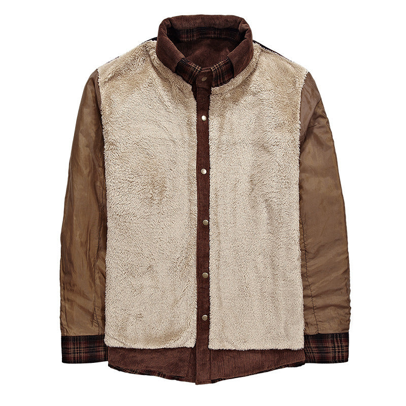 Winterjas Heren Dikke Warme Fleece Jassen Jassen Puur Katoen Geruite Jas Militaire Kleding Ritchy's Shop
