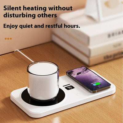 Multifunctional Home Smart Thermal Cup Pad Wireless Charging Heating Base Nexora Store