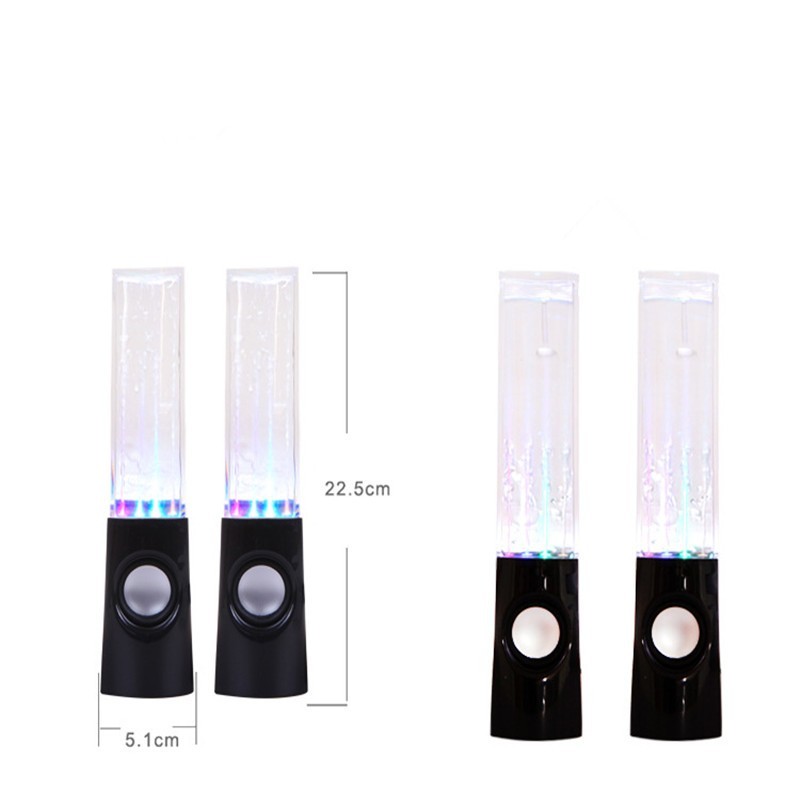 Draadloze dansende waterluidspreker met LED-lichtfontein, thuisfeest Nexora Store