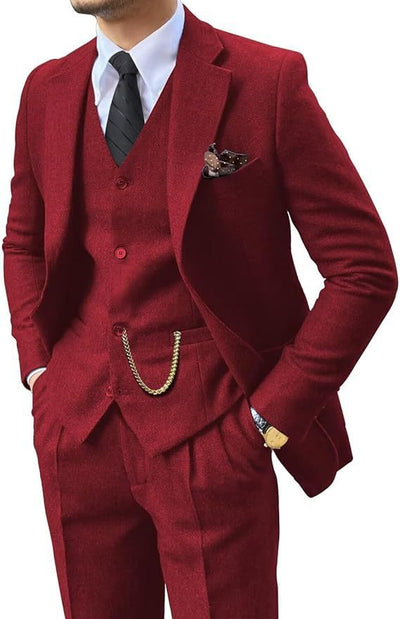 Herringbone Herenpak Slim Fit Nexora Store