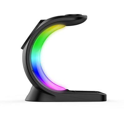 4 In 1 Magnetic Wireless Charger Fast Charging For Smart Phone Atmosphere Light Charging Station For Airpods Pro I-phone Watch Nexora Store