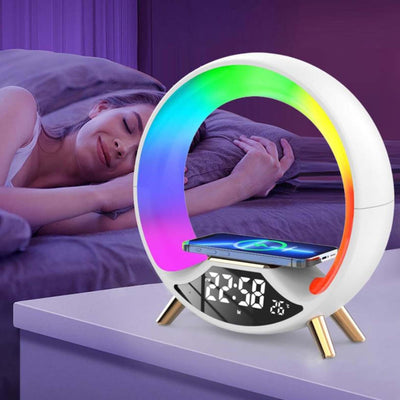 O Light Three In One Wireless Charging Multifunctional Bluetooth Speaker Night Light Nexora Store