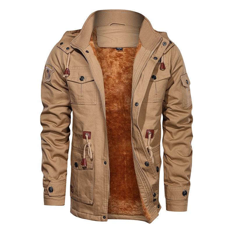Mountainskin Heren Winter Fleece Jassen Warme Capuchonjas Thermische Dikke Buitenkleding Heren Militaire Jas Heren Merkkleding Ritchy's Shop