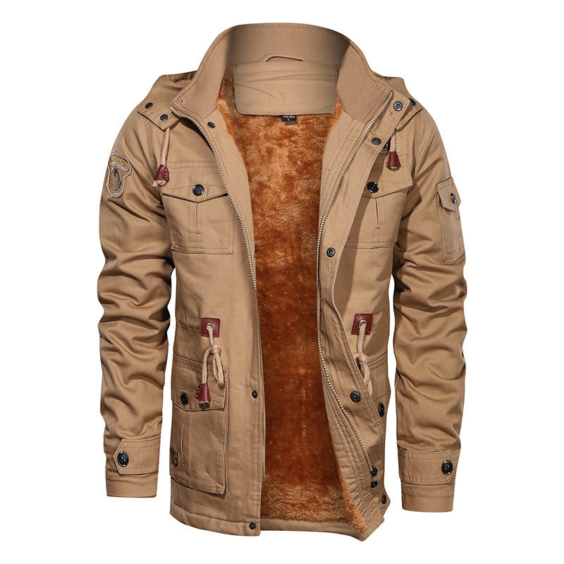 Mountainskin Heren Winter Fleece Jassen Warme Capuchonjas Thermische Dikke Buitenkleding Heren Militaire Jas Heren Merkkleding Ritchy's Shop