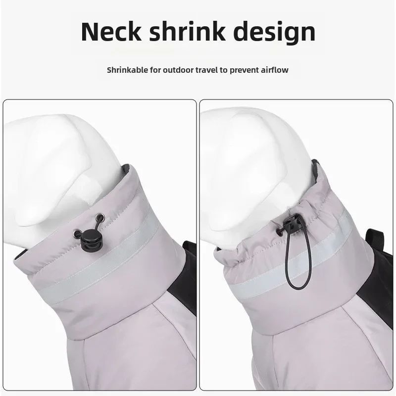 Waterdichte grote hondenjas, warme hondenkleding, winterjas, Franse hond, reflecterende hondenjas voor koud weer, sneeuwjas voor huisdieren Ritchy's Shop