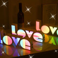 Valentines Day Decor LED LOVE Light Valentines Day Gift For Girlfriend Bithday Wedding Party Decoration Romantic Wedding Decor Nexora Store