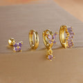 Diamond Butterfly Ear Ring Ear Clip Ear Studs Earring Set Nexora Store