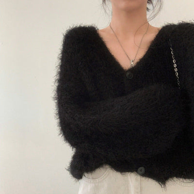 Nerts gebreide cardigan met lange mouwen voor dames Ritchy's Shop
