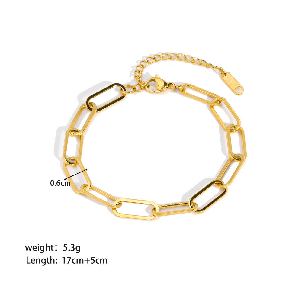 Stainless Steel Ornament Bracelet Female Nexora Store