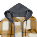Men's Flannel Jacket Zipper Hooded Jacket Nexora Store