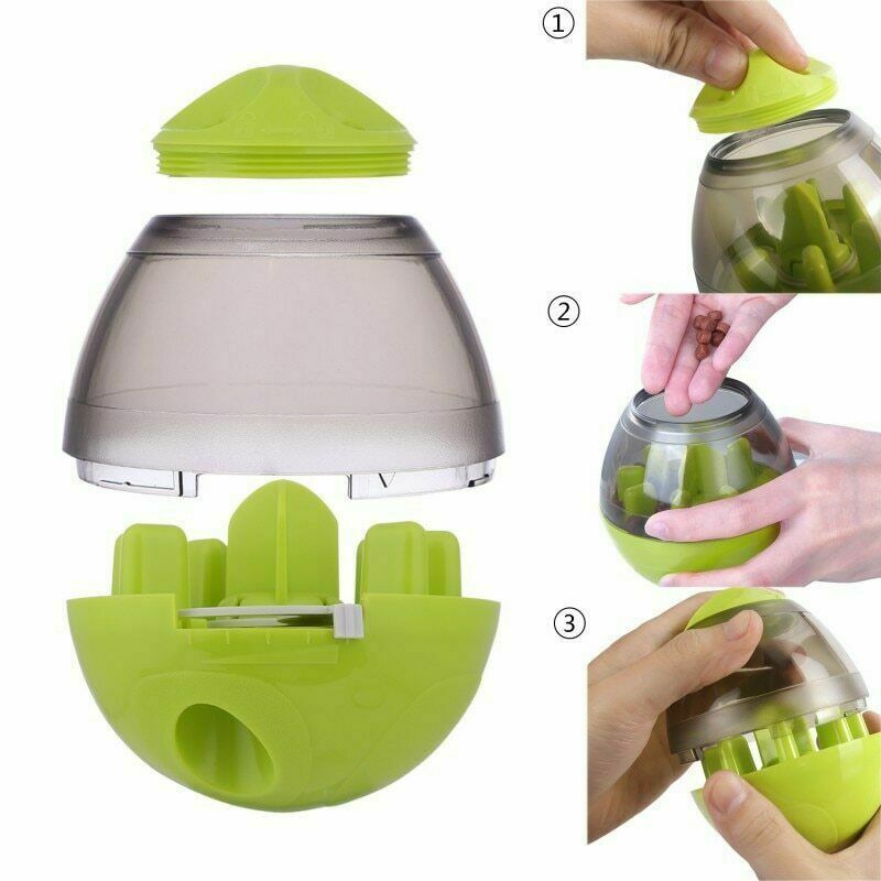 Hondenvoerballen Tumbler Huisdier Puppy Voederbak Dispenser Kom Speelgoed Lekvoer Interactieve Huisdier Tumbler Voederbak Voedsel Automatische Dispenser Kom Interactieve Ballen Ritchy's Shop