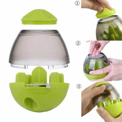 Hondenvoerballen Tumbler Huisdier Puppy Voederbak Dispenser Kom Speelgoed Lekvoer Interactieve Huisdier Tumbler Voederbak Voedsel Automatische Dispenser Kom Interactieve Ballen Ritchy's Shop