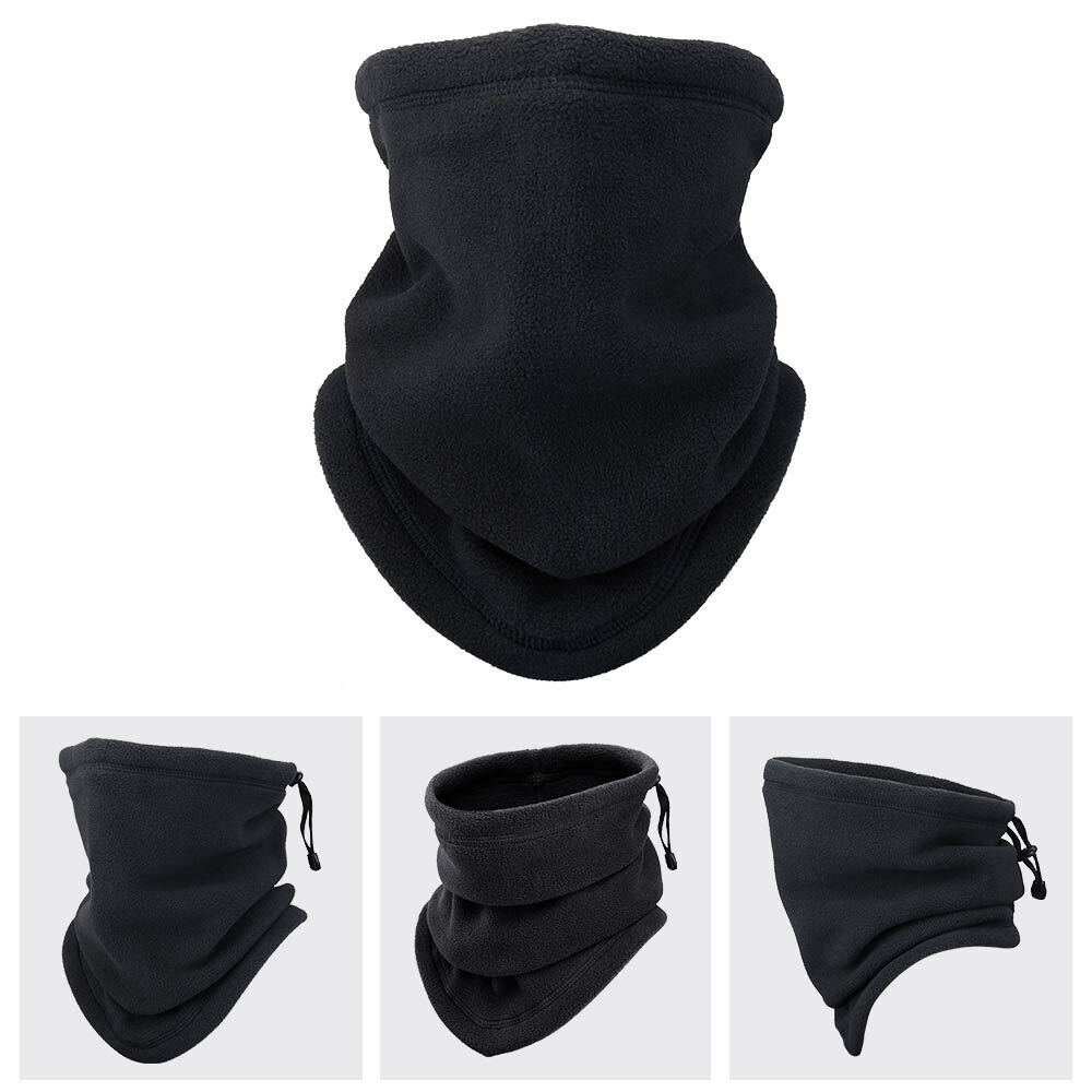 Winter winddichte fleece sjaal en gezichtsmasker unisex nekwarmer voor koude bescherming