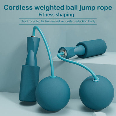 Trainingsspringtouwset Fitnessspringtouwen en siliconen handvatten voor dames, heren en kinderen met snelheid, draadloze bal, verstelbaar, anti-klit PVC-staaldraadtouw voor fitness, crossfit, binnen- en buitentraining Ritchy's Shop