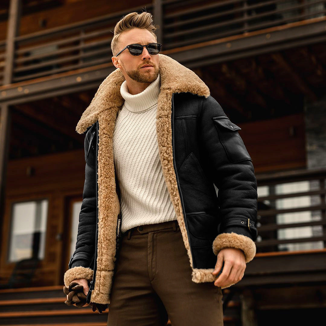 Winterjas Heren Militaire Fleece Warme Jassen Heren Bontkraag Jassen Leger Tactische Jas Ritchy's Shop