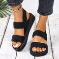 Modieuze platte sleehak strandsandalen voor dames Ritchy's Shop