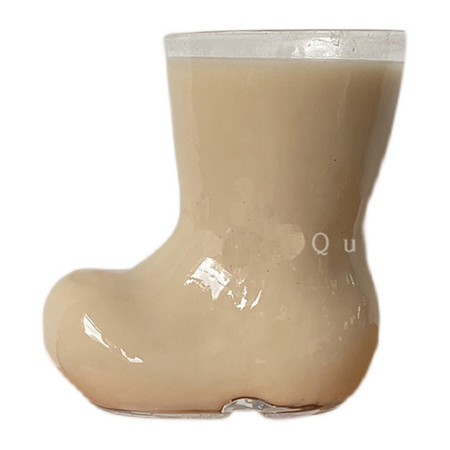 Glazen laarzen Bierglas Melk Koffie Kristal Schoenen Koude drankbeker Nexora Store